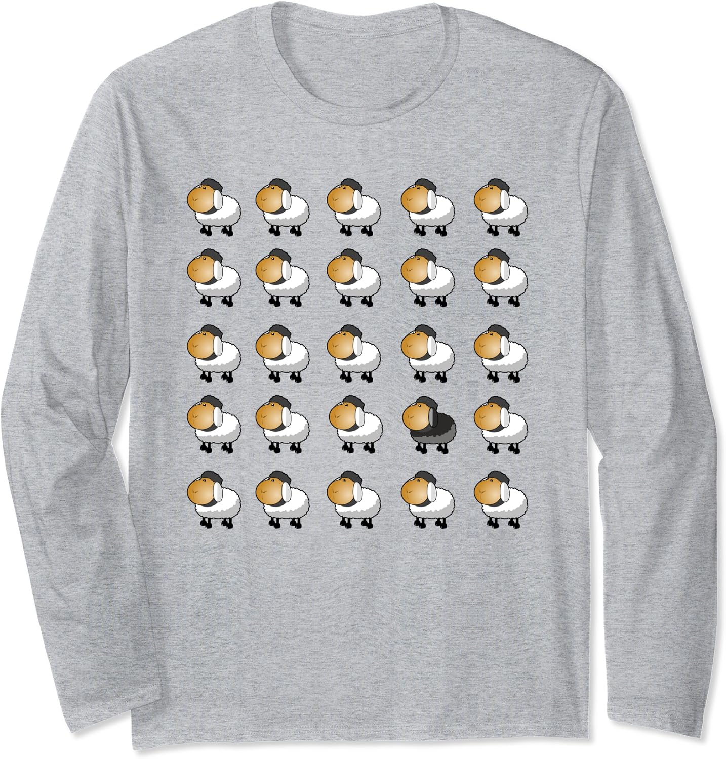 Black sheep Long Sleeve TShirt Clothing,